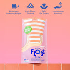 SmartLifeco Eco-Friendly Dental Floss Picks (100ct) - Flossers Made With Straw Wheat Blend, Strong Anti-Shred Thread For Tight Gaps, Tooth Pick Stick For Adults, Soft on Gum & Teeth, Vegan, Unflavored
