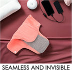 2pcs Reusable Postpartum Pads for Women Pink Cotton Leak Resistant Washable Panty Liners Soft Maternity Bladder Control Pads for Overnight and Postpartum