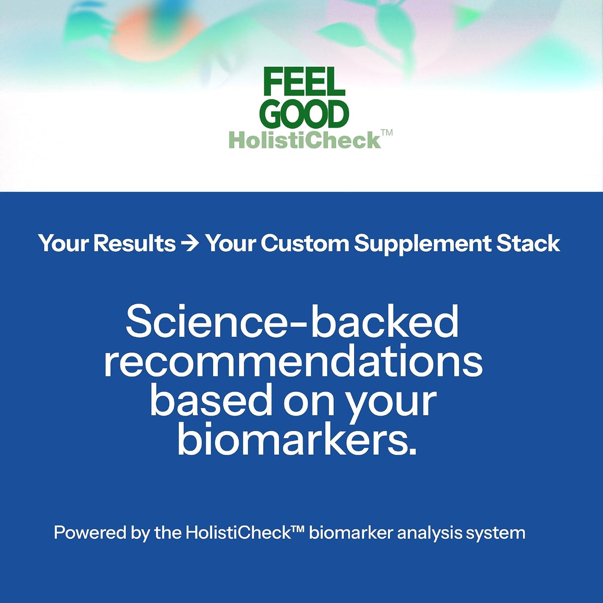 Feelgood HolistiCheck™ Men's Wellness Test, at-Home Sample Collection Kit