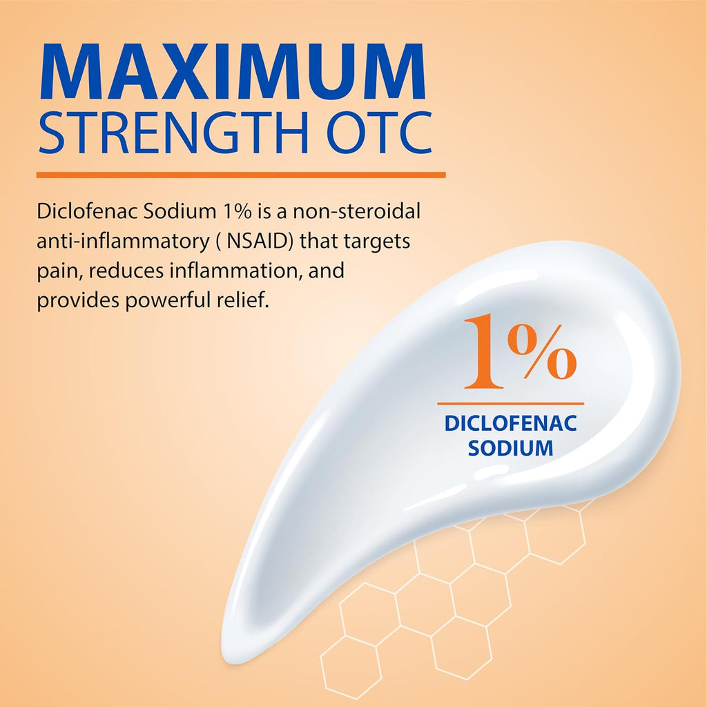 Curist Diclofenac Sodium Topical Gel 1% 150g (5.29 oz) for Arthritis Pain