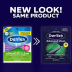 DenTek Interdental Brushes, Advanced Clean Slim Brush, 32 Count | Mint Flavor, Fits Extra Tight Spaces Between Teeth, Removes Plaque, Good for Orthodontics, Flexible Brush
