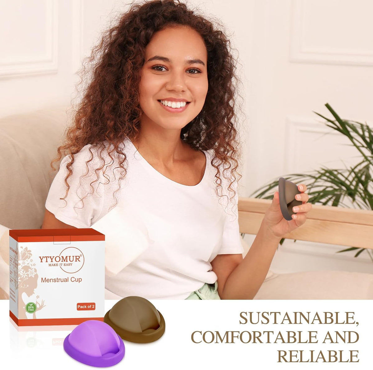 YTYOMUR Menstrual Cups and Discs Reusable