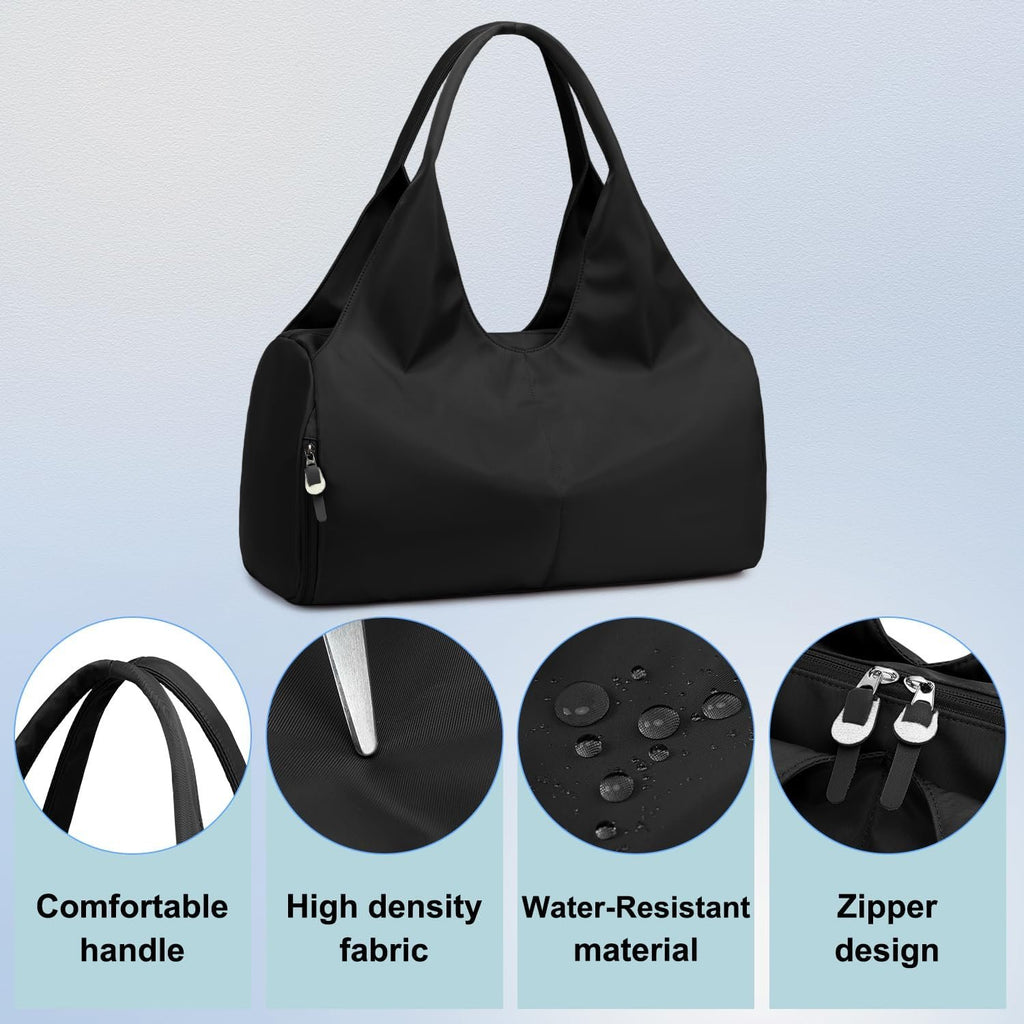 Forestfish Gym Bag For Women With Shoes Compartment & Wet Dry