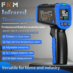 FKM Infrared Thermometer Gun -58°F~1112°F,Non Contact Laser Thermometer Gun