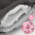 PHOGARY Reusable Menstruation Pads, Washable Night Pads for Abundant Menstrual Flow, Cotton Liner with Wings for Night, Sports and Postpartum Care, 26 CM