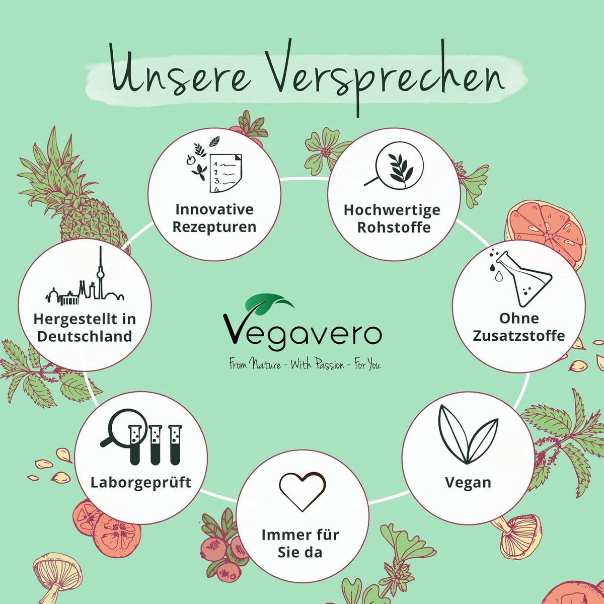 Vegavero Dietary Supplements 180 capsules