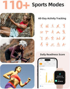 Parsonver Smart Watch, 5ATM Waterproof Watch for Swimming, 110+ Sport Modes