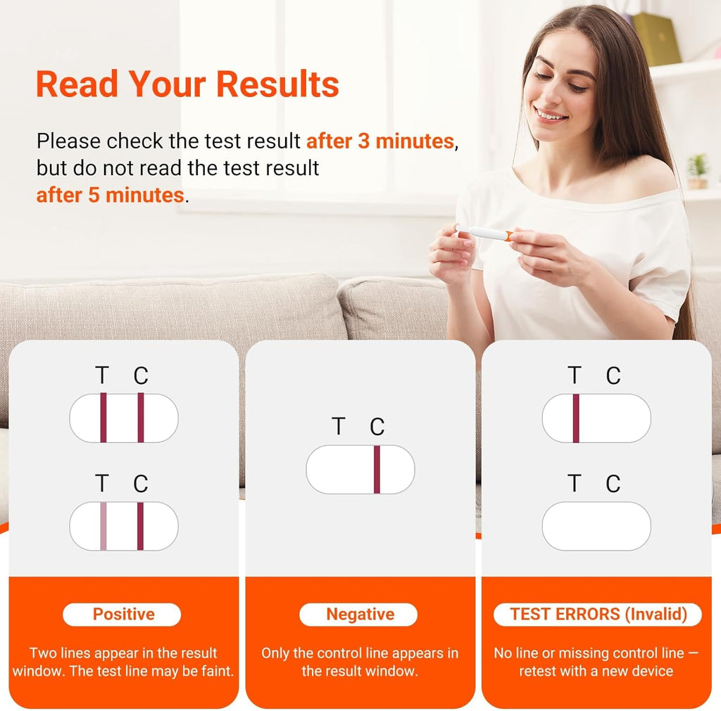 iHealth Pregnancy Test 5-Pack Value Kit - Ultra Sensitive Early Detection(10mIU/mL) - Over 99% Accurate Early Pregnancy Test - Multi-Pack Pruebas De Embarazo for Reliable Home Tracking