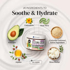 Puriya 5-in-1 Eczema Cream for Kids, Adults, Babies, Colloidal Oatmeal 4 oz | Relieves Itch, Deep Hydration, Supports Skin Barrier, 25 Skin Hydrators, For Atopic Dermatitis, Face, Body, Clinically Tested
