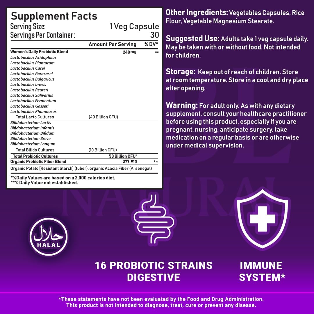 NBL Probiotic Supplements 50 ml 30 capsules
