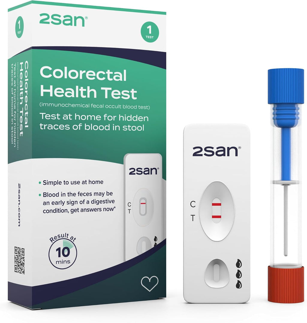 2San Stool Blood Test Kit - Fecal Occult Blood Home Test