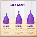 A Menstrual Cups and Discs Silicone Reusable