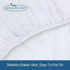 Queen Size Mattress Protector Waterproof,Absorbent Fitted Sheet