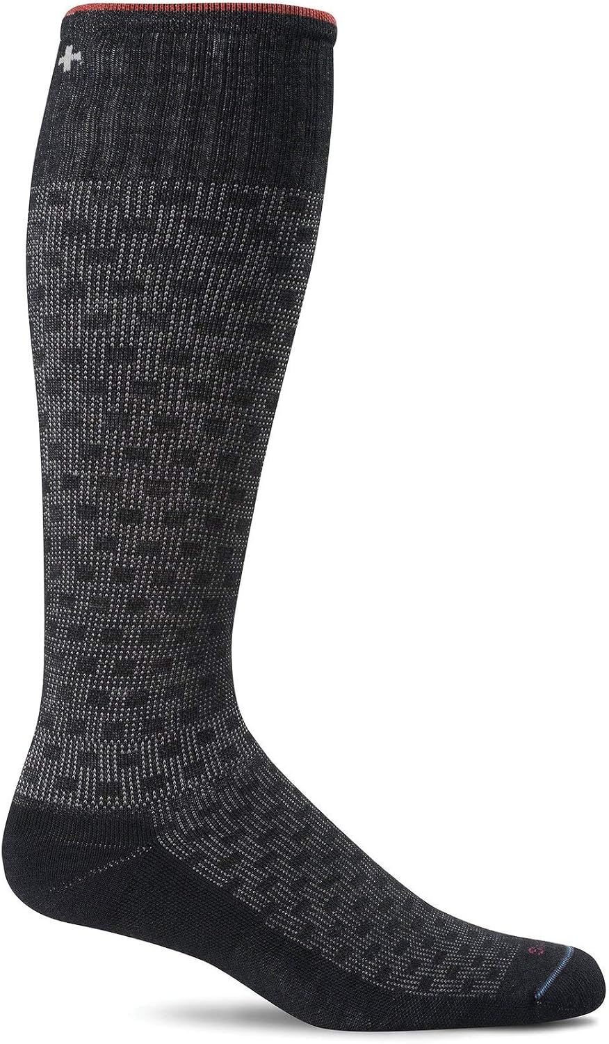 Sockwell Men's Shadow Box Moderate Graduated Compression Sock