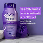 Vagisil pH Balance Intimate Wash for Women, Daily External Feminine Hygiene with LactoPrebiotic, Helps Fortify Natural Defences, 354ml