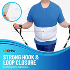 NYOrtho Bariatric Abdominal Belt, 12" Wide Elastic for Plus Size Men and Women, Post-Surgery Stomach Compression Garment for Hernia Surgery, Natural Birth, Injuries