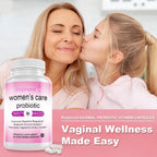Vaginal Probiotic for Women's pH Balance Health,with Prebiotics &Lactobacillus Probiotic Blend,Boost Immune,Digestive,Gut,Promote Healthy Vaginal Odor & Vaginal Flora,60 Capsules[1-Month Supply]