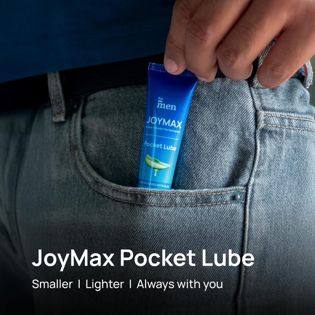ForMen Water-Based Pocket Intimate Lube Gel with Aloe Vera | Lubricant Gel Men & Women | Non-Sticky, Long-Lasting, Anti-Stain & Skin-Friendly - 20 ml (Pack of 1)