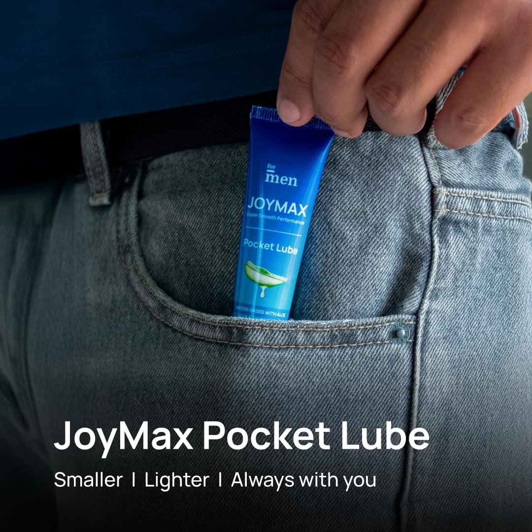 ForMen Water-Based Pocket Intimate Lube Gel with Aloe Vera | Lubricant Gel Men & Women | Non-Sticky, Long-Lasting, Anti-Stain & Skin-Friendly - 20 ml (Pack of 1)