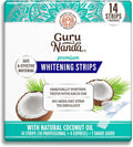 GuruNanda Teeth Whitening Strips Kit - 7-Day Treatment with Non-Slip, Dry Strip Technology - Whitening Designed with Care for a Brighter Smile