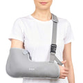 Dr Trust USA Tropical 4201 Arm Sling Pouch for Fracture, Shoulder & Forearm Support Adjustable Orthopedic Arm Immobilizer with Thumb Cradle for Fracture Recovery for Men & Women - Small