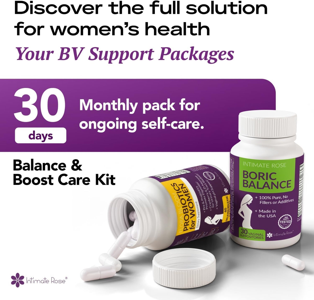 BV Probiotic Supplements 60 capsules