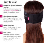 LIPOELASTIC PU 03 Unisex Post Surgery Compression Band, Self-Closing Otoplasty Headband, Comfort Ear Bandage (Black, Small)
