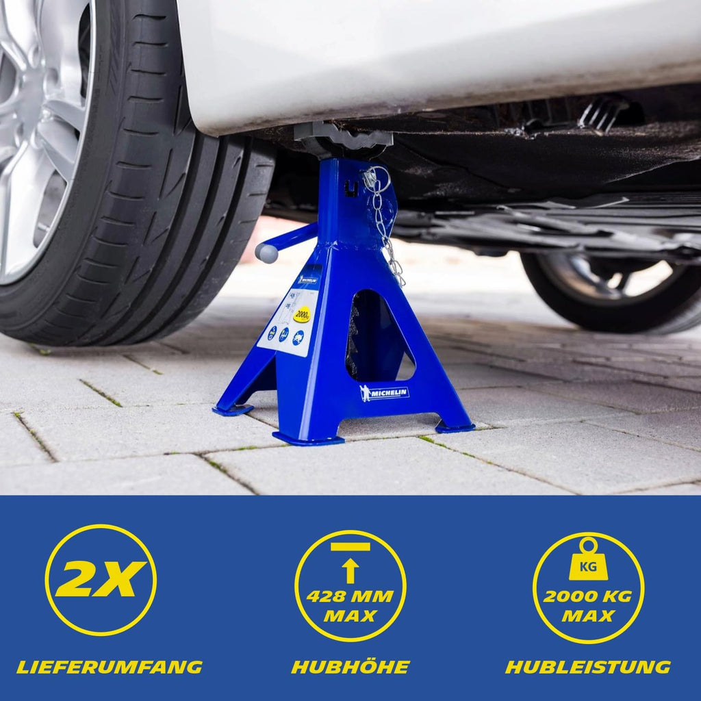 MICHELIN 92417/009557 Support Stand Set with Lifting Capacity 2 T