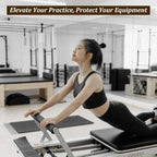 Menolana Bar Cover PU Leather Wear Resistant Bar Protector Handrail Cover Footrest Sleeve for Pilates Reformer Exercise Home Gym