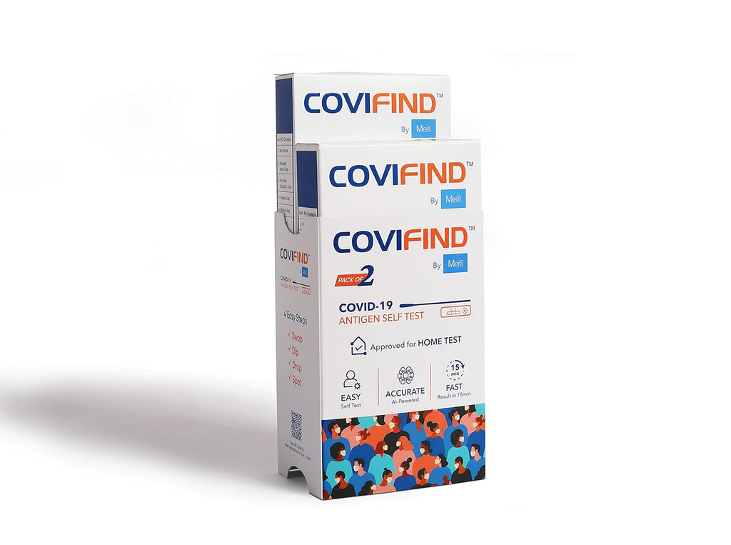 Covid-19 Rapid Antigen and Covid Test Kit- ICMR Approved for Home Use (Pack of 2)