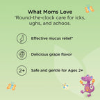 Hyland's Kids Cough Syrup & Mucus Relief 2-Pack (Day + Night) Grape 8 fl oz