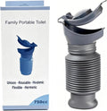Emergency Urinal, 750ml Portable Reusable Urine Bottle, Emergency Retractable, Universal for Men, Women and Children, Outdoor Emergency Travel