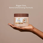 Dove Body Scrub Brown Sugar & Coconut Butter, 15 oz | Exfoliating body scrub that buffs away dull skin and deeply nourishes for soft, smooth and radiant skin