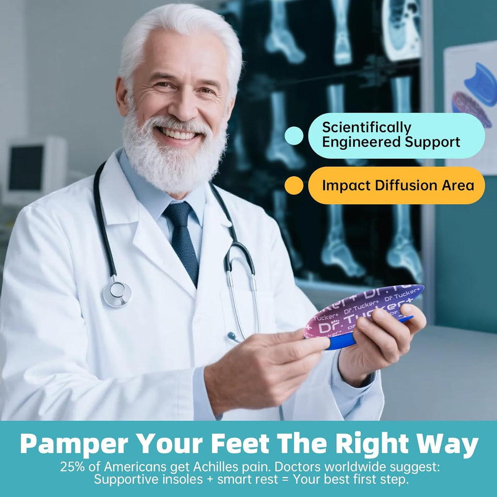 Heel Pads for Shoes, Heel Cups for Heel Pain Relief | Achilles Tendonitis Relief Insoles, Foot Orthotic Inserts for Tendon Support and Bone Spurs, Heel Lift