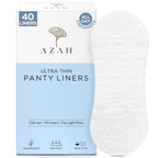 Azah Panty Liners for Women Daily use (Pack of 40) | Cottony Soft Sanitary Pads for Women | Pantyliners Pads Perfect For White Discharge & Light Spotting | Panty Liner Pads Sanitary Napkins