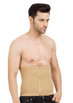 Abdominal Shapewear | HIGH Compression | Zip Closure | Support for Post-Cesarean, Postpartum, and Abdominal Liposuction | Umbilical and Abdominal Hernia