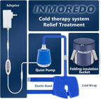 Cold Therapy Machine, Programable Ice Therapy Machine, for Knee Replacement, Post-Surgery Recovery, ACL, Pain Relief, for Sports Injuries, Sprains, Reduce Swelling, Knee Pad