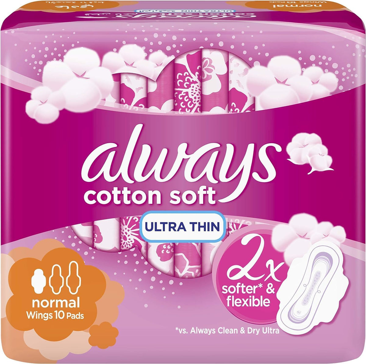 Sanitary Pads With Wings 10 pads