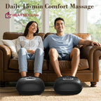 CuPiLo Foot Massager Upgraded FSA Eligible HSA, Birthday Gifts for Women | 5 Levels Compression & Vibration Massage for Plantar Fasciitis Relief, Heat & 3 Kneading, NTC Temperature Control