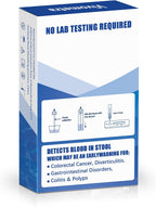 Colorectal Diseases Test at-Home Immunochemical Fecal Occult Blood (iFOB) Colon Screening Test Kit 2 Pack