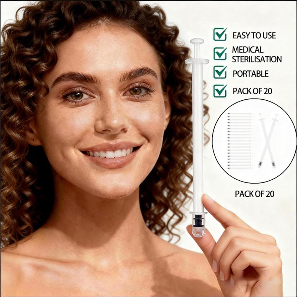 Disposable Vaginal Suppository Applicators 20pk - Soft Tip Insert for Boric Acid Capsules, Pills & Tablets - 1.8ml Capacity for Gels - Individually Wrapped Gynaecological Aid