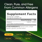 NatureBell Vitamin E 1,000 IU, 300 Softgels