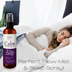 Brookethorne Naturals Calm Aromatherapy Mist | Lavender Pillow Spray 4oz | Lavender & Chamomile Essential Oil room, linen & bed spray | Calming scent for Relaxation & Sleep | Paraben-free, made in USA
