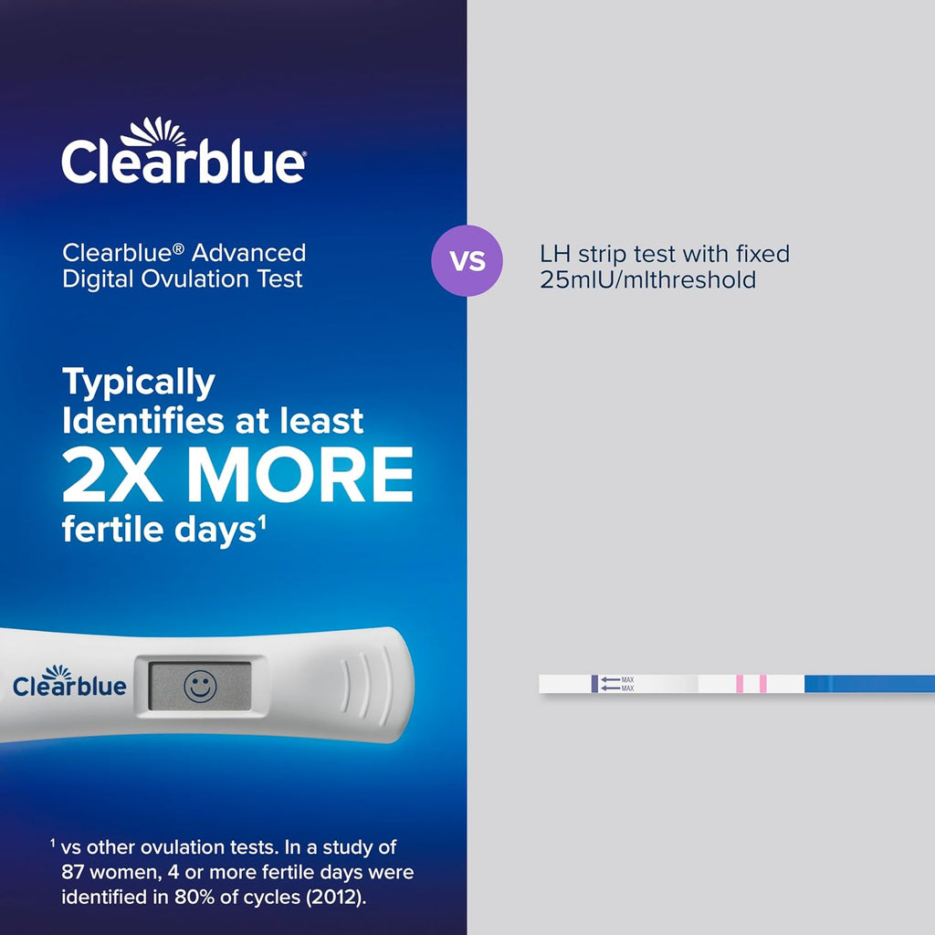 Clearblue Advanced Digital Ovulation Test Kit, 16 Count