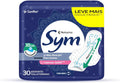 Sym Sanitary Pads With Wings Overnight 30 pieces