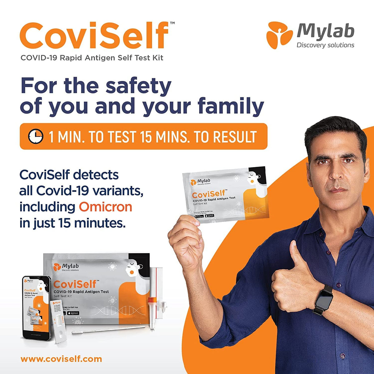 Mylab CoviSelf - COVID-19 Rapid Antigen Self Test Kit