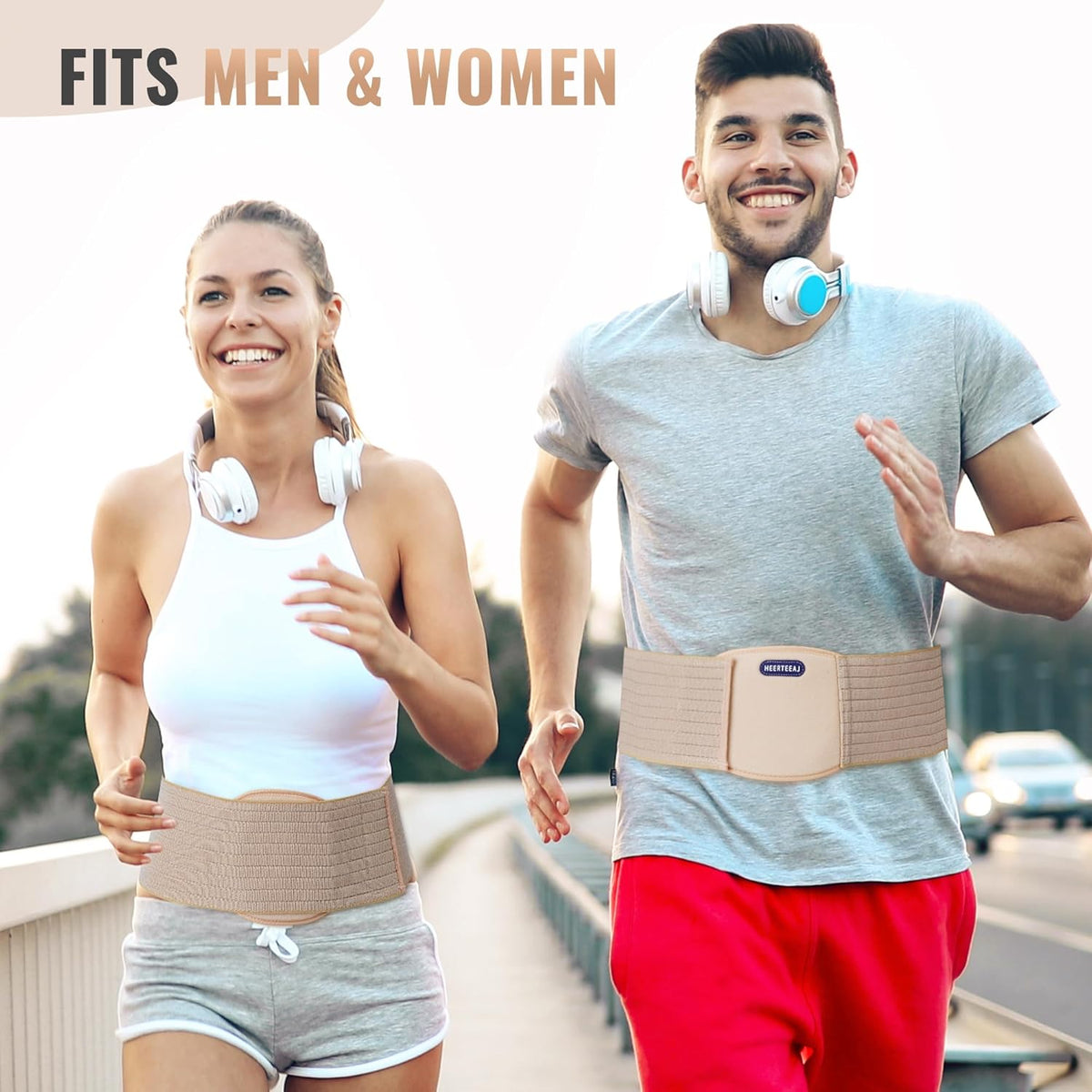 Navel Hernia | Male and Female Abdominal Hernia | Belly Button Type Hernia Tier, with a Hernia Compression Pad | Abdominal Gastric Post-Surgery Support Band