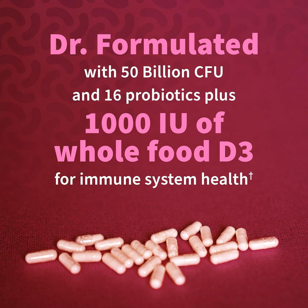 Garden of Life Probiotic Supplement for Urinary Tract Health - Dr. Formulated Urinary Tract+ for Digestive and Urinary Tract Support, Shelf Stable, 60 Capsules