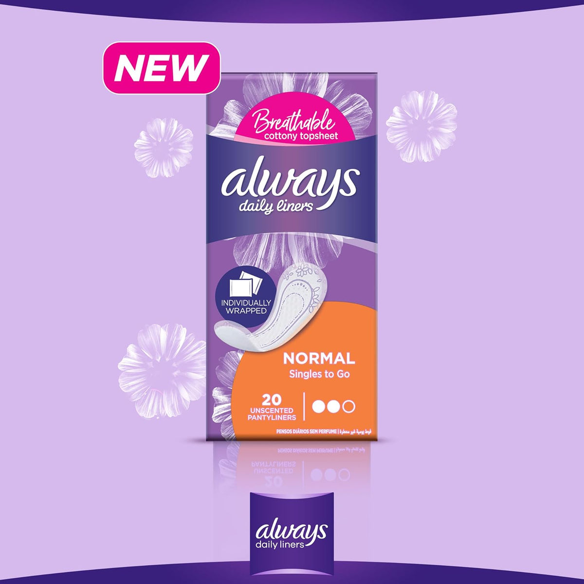 Sanitary Pads Individually Wrapped 40 pieces