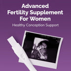 Conceive Plus Women's Fertility Support - Supports Menstrual Regularity & Hormonal Balance - Fertility Supplements for Women with Folate, Vitamin C, Zinc, & Inositol - Prenatal Vitamins - 60 Capsules